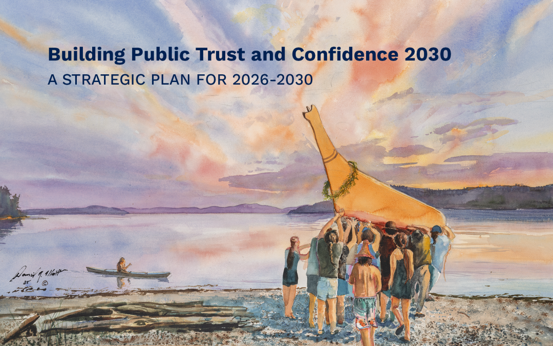 Our new strategic plan: Building Public Trust and Confidence 2030